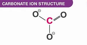 Image result for Structure of Carbonate