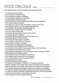 Image result for Creative Writing Dialogue Examples