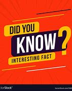 Image result for Did You Know Facts Template