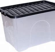 Image result for Black Plastic Storage Box