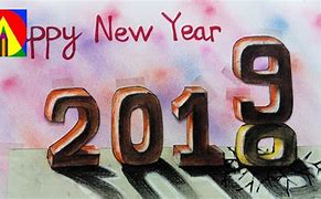 Image result for New Year 2019 Drawing