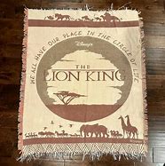 Image result for Vintage Lion King Blanket