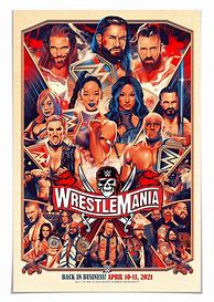Image result for WrestleMania 21 Poster Template