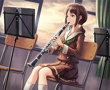 Image result for Anime Girl Playing Clarinet