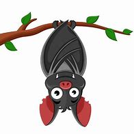 Image result for Animated Bat Upside Down