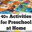 Image result for Preschool Activities at Home Ideas