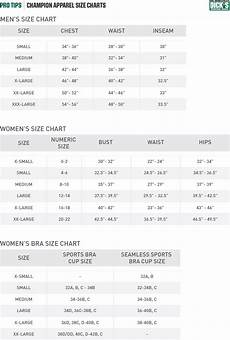 Champion 174 Apparel Size Chart Pro Tips By S Sporting