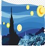 Image result for Starry Night by Van Gogh Clipart