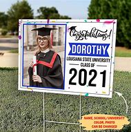 Image result for College Graduation Yard Signs