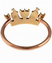 Image result for Rose Gold Crown Ring