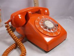 Image result for Orange Rotary Phone