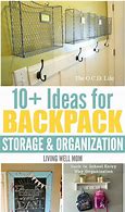 Image result for Backpack Organization Classroom