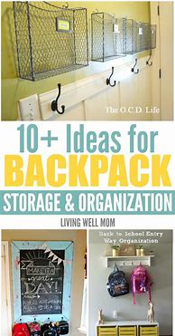 Image result for Backpack Organization