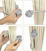 Image result for Drapery Tie Back Clips