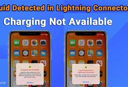 Image result for iPhone Charging with Liquid