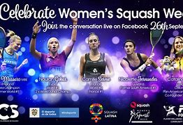 Image result for Women's Squash Week