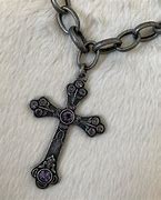 Image result for Goth Cross Necklace