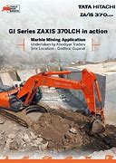 Image result for Tata Hitachi ZX 370