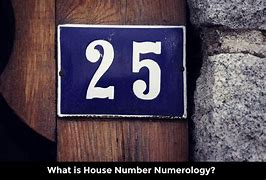 Image result for House Number Meaning