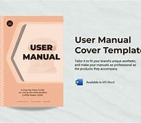 Image result for User Manual Cover Page Template