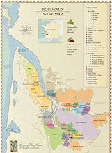 Image result for Bordeaux France Wine Region Map
