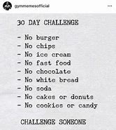 Image result for 30-Day No Junk Food Challenge