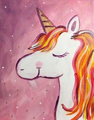 Image result for Mystical Unicorn Acrylic Painting