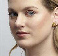 Image result for 24K Gold Stud Earrings