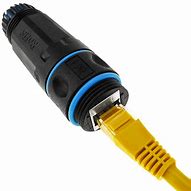 Image result for Waterproof Cat6 Connector