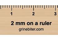 Image result for How Big Is 2 Millimeters