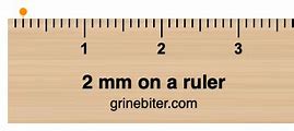 Image result for 2 Millimeters