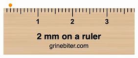 Image result for 2Mm On Ruler