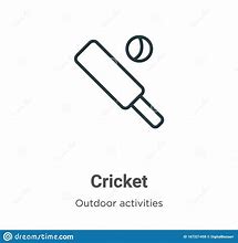 Image result for Outline Cricket Logo