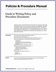 Image result for Template for Procedure Manual