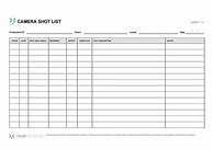 Image result for Camera Checklist Template