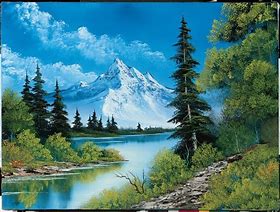 Image result for Paintings by Bob Ross
