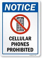 Image result for Polite No Cell Phone Signs