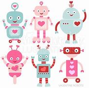 Image result for Valentine Robot Clip Art