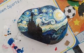 Image result for Rock Looks Like Starry Night Van Gogh