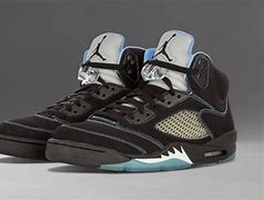 Image result for Jordan 5 Black and Blue
