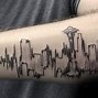 Image result for Seattle Skyline Tattoo