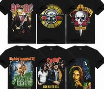 Image result for Music Band Shirt