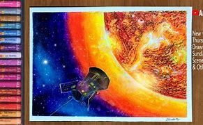Image result for Oil Pastel Galaxy Drawing in Boy