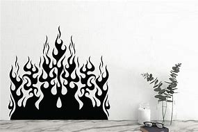 Image result for Large Green Flame Stickers