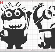 Image result for Minion Stencil for Painting