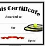 Image result for Table Tennis Certificate
