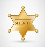 Image result for Gold Sheriff Star Clip Art