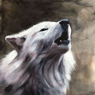 Image result for Extra Large Painting of Wolves