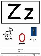 Image result for Letter Z FlashCards