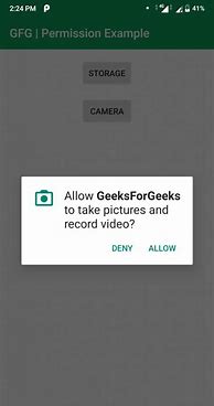 Image result for Android Camera Permission